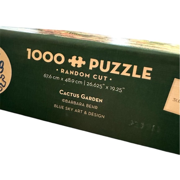 Cobble Hill CACTUS GARDEN 1000 Piece jigsaw Puzzle Poster flowers toy game tough - Picture 2 of 9